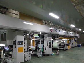 PLC控制連線剝離復合機